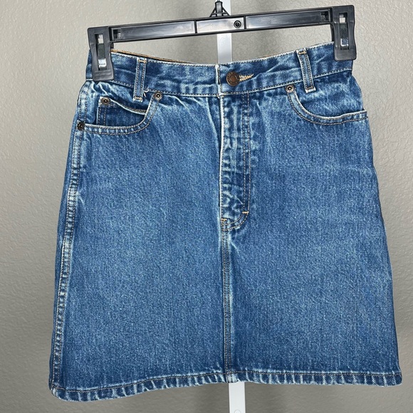 Calvin Klein Dresses & Skirts - Calvin Klein Blue Denim A-Line Skirt